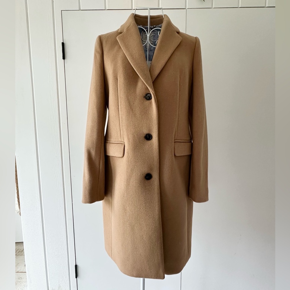 J. Crew Factory Camel Coat